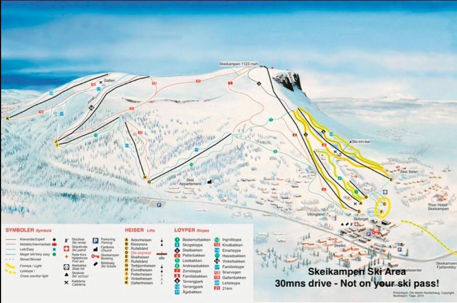 Hafjell Alpinlandsby Apt 88 Exteriér fotografie